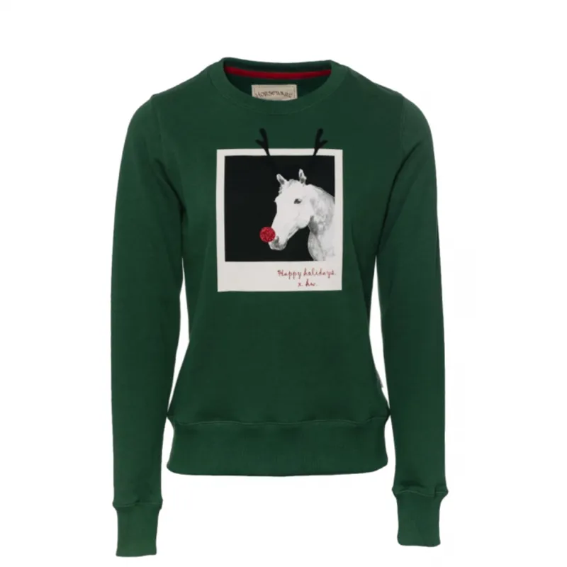 Horseware Kids Christmas Jumper - Green